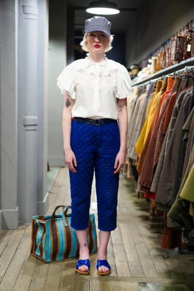 Chemisier Pierrot Khadi Blanc