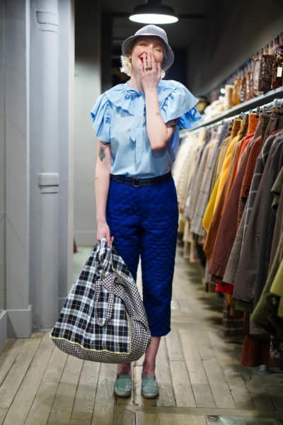 Chemisier Pierrot Ciel